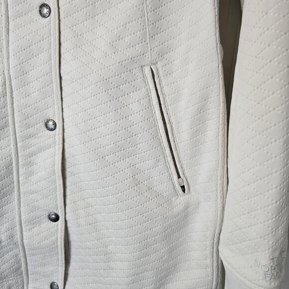 The North Face Jakcket Recover Up Quilted Coat Off White Size S/P - Picture 4 of 11
